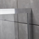 Porta Parete Doccia 2 Ante Scorrevoli in Cristallo Trasparente 6mm H190 Bonussi Giuly Varie Misure