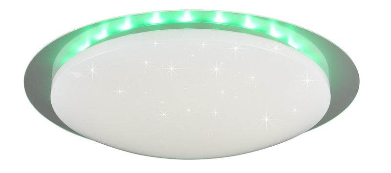 Plafoniera da Interno a LED in Plastica Bianco