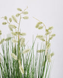 Set 4 Piante Artificiali con Vaso Ø 90x120 cm Grevillea in Plastica Bianco