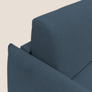 Divano Letto 3 Posti 195x95x96 cm in Tessuto Blu