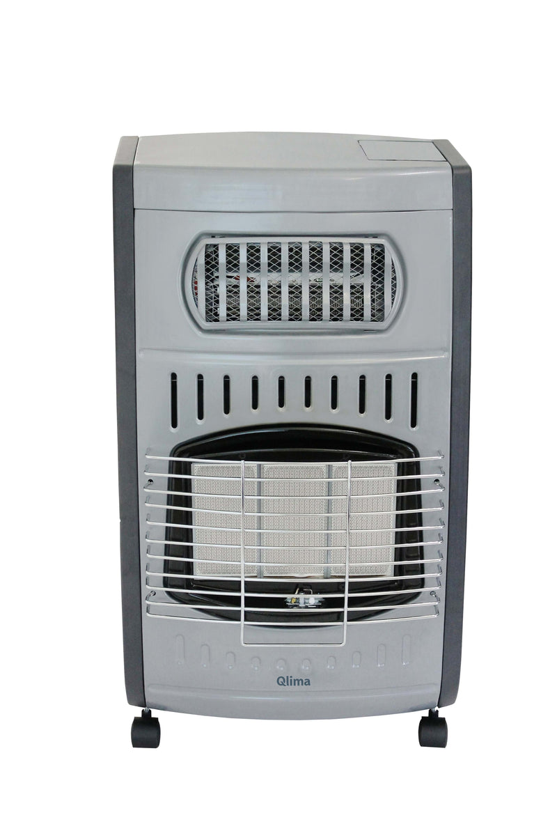 Stufa a Gas Gpl da Interno ad Infrarossi Ventilata 4.2 kW + 2.0 kW Qlima GH3062RF Grigia