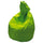 Pouf Confortable en Nylon Vert Fadi