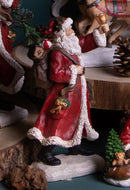 Statuina Babbo Natale con Campana 27,5 cm in Resina