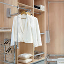 Spessore Laterale per Appendiabiti per Armadio Hang Verniciato Alluminio Tecnoplastica Emuca