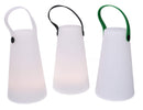 Lampada 12 Led Multicolor Ø12x20 cm Bluethoot in Polietilene Bianca