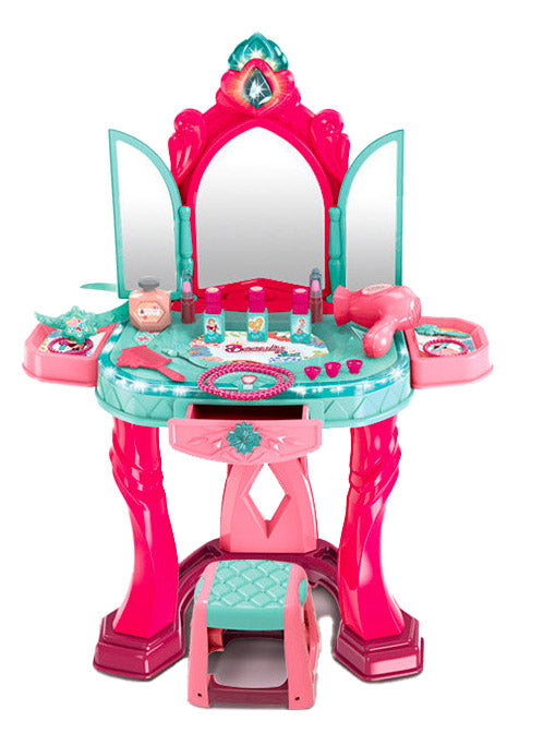 prezzo Specchiera Giocattolo per Bambini 78x51x34 cm con Luci Suoni e Accessori  Rosa