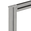 Kit Struttura Modulare con Raccordi a Parete in Alluminio Emuca Zero Grigio Pietra