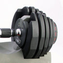 Manubrio a Carico Regolabile con Selezionatore 2,5 - 24 Kg in Acciaio Toorx