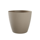 Vaso Rotondo Indoor e Outdoor Tera Bayon Kit Milk Ø60 cm in Plastica Beige 