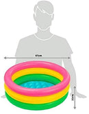 Piscina Gonfiabile per Bambini 3 Anelli Ø61x22 cm Intex Baby Sunset 57107