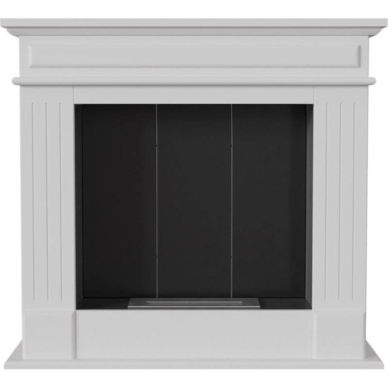 Camino a Bioetanolo da Pavimento 95x28x87 cm Flig San Diego Light Bianco