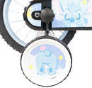 Bicicletta per Bambini 14" Disney Stitch Freni Caliper e Stabilizzatori in Acciaio Hi-Ten Azzurro