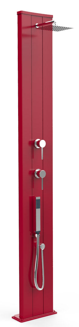 prezzo Douche de Jardin Solaire Extérieure Mitigeur 40L et Douche Mobile Arkema Dada S Cerise