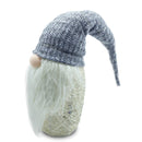 Gnomo di Natale H87 cm con Luci e Cappello Grigio