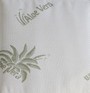 Topper Trapuntato Imbottito con Elastici Aloe Vera Bianco Varie Misure