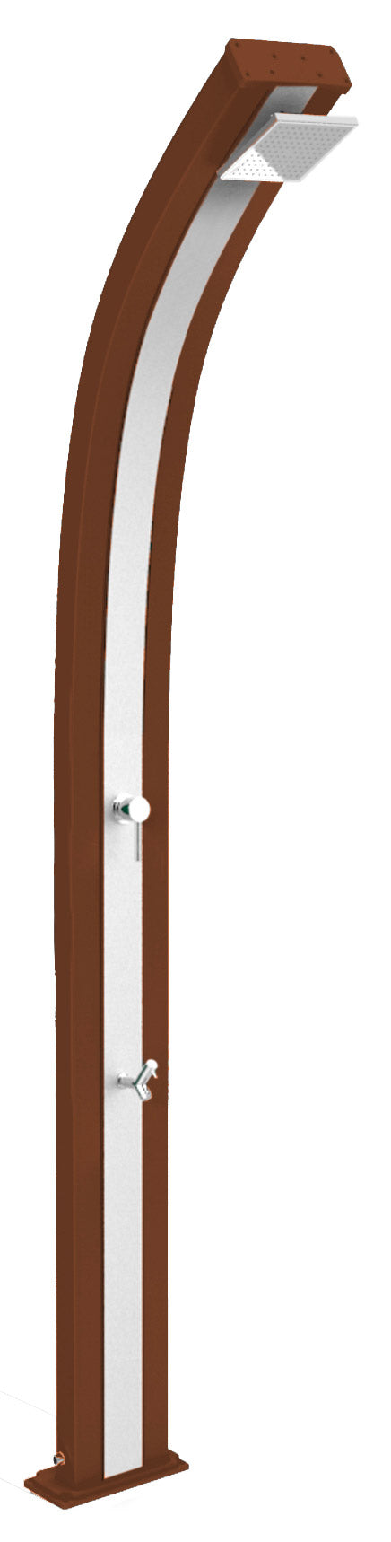 Mitigeur de douche de jardin extérieur et lave-pieds Arkema Spring Gold Bande inox Van Gogh acquista