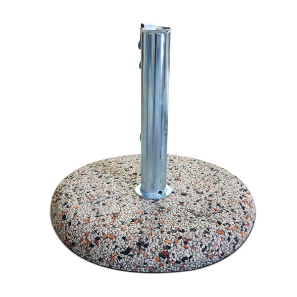 online Base per Ombrellone da Giardino Ø44 in Cemento e Ghiaino 25Kg Multicolor