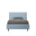 Lit queen size Adele bleu clair Différentes tailles