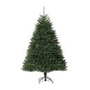 Albero di Natale Artificiale 195 cm 1838 Rami con Apertura Automatica Verde 
