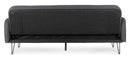 Divano Letto Bridjet Nero in Tessuto