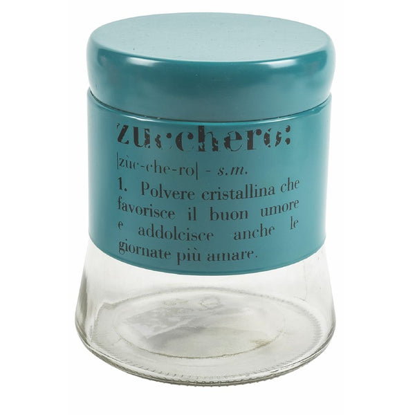 Pot à Sucre 700 ml en Verre et Métal VdE Tivoli 1996 Bleu Clair online