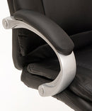 Coppia di Sedie Poltroncine Visitatore in Similpelle da Ufficio Bozzini King Nero