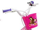 Bicicletta per Bambina 16" 2 Freni  Masha e Orso Rosa