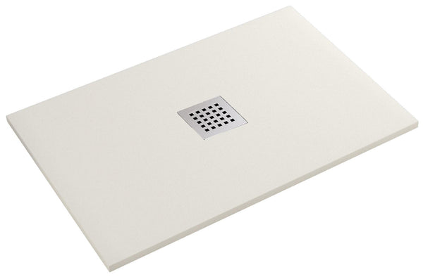 sconto Receveur de douche en Bonussi Slate Stone Central Cream Différentes tailles