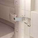 Armadio da Esterno 3 Ripiani 80x45x180H cm in Plastica Keter Groove Alto Sabbia/Beige