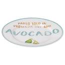 Set 6 Piattini Frutta Ø19x1,5 cm in New Bone China VdE Tivoli 1996 Le Travisate Bianco