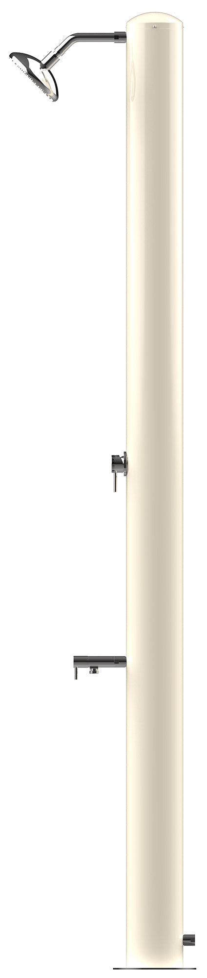 Doccia Solare da Giardino 28L Miscelatore e Lavapiedi Tevere B Bianco Perla acquista