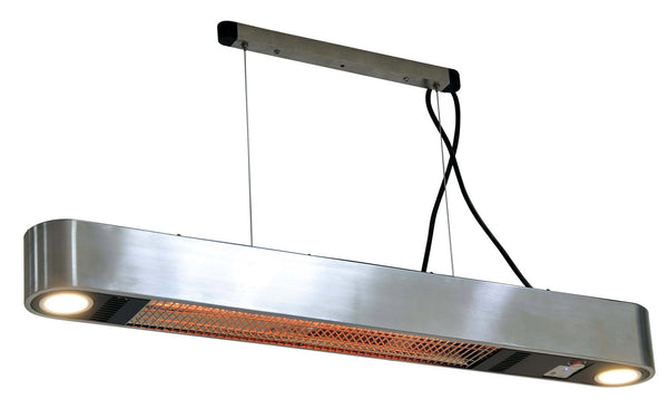 acquista Chauffage de plafond électrique pour extérieur 1500W Qlima PEC3015S Argent