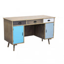Scrivania Brema 121x50,5x75 h cm in Legno Multicolor