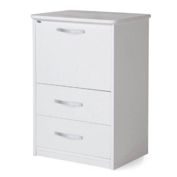 Meuble avec table à repasser intégrée en frêne blanc online