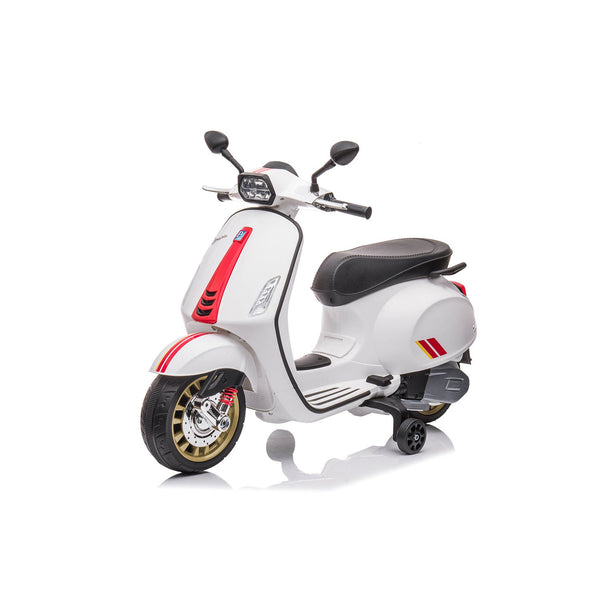 acquista Piaggio Vespa Full Elettrica 12V per Bambini Bianca