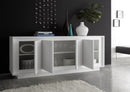 Mobile Buffet 4 Ante 207x50x80 cm in Legno TFT Frame Bianco Opaco