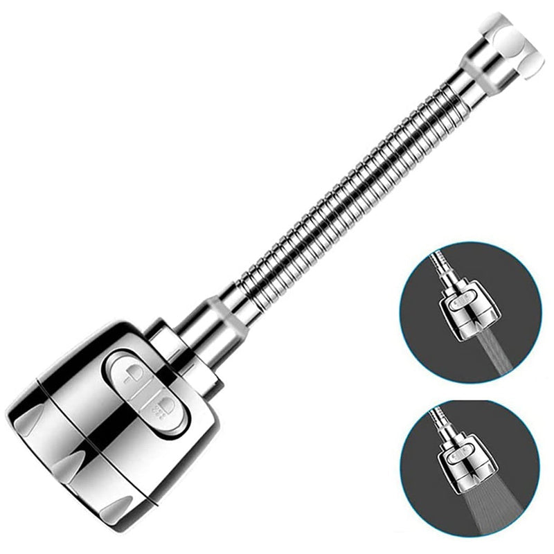 Rompigetto Flessibile per Rubinetto Cucina con Ugello Rotante a 360°