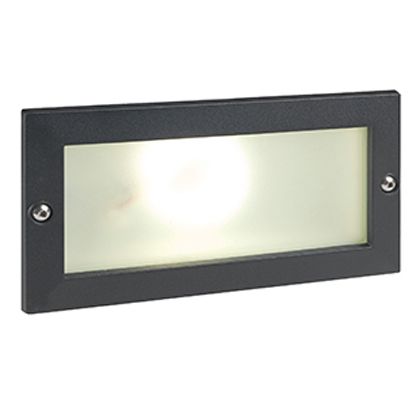 prezzo Lampe de Marqueur de Marche LED Rectangulaire Encastrée au Mur 10W 3000K Sovil Noir