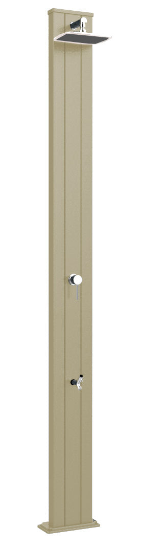 prezzo Doccia da Esterno Giardino Miscelatore e Lavapiedi Arkema Spring S Champagne Bronze