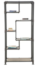 Libreria Manhattan Big 93x47x190 cm MDF e in Ferro