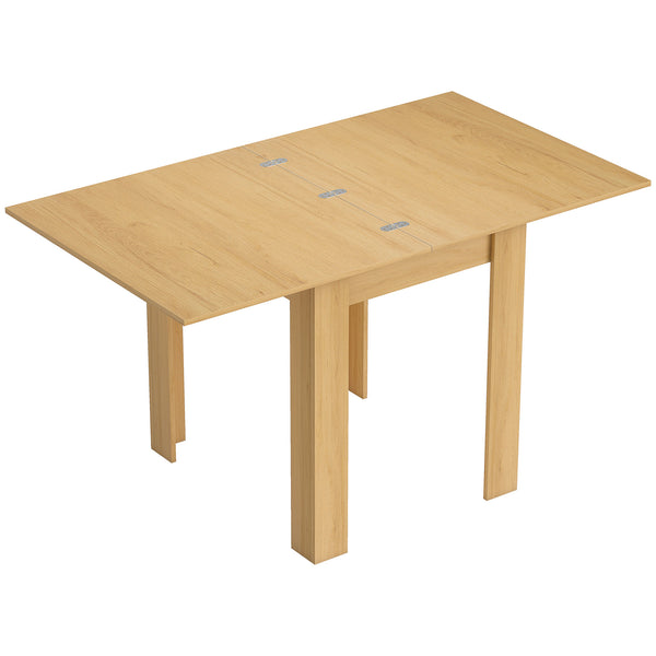 prezzo Tavolo da Pranzo Allungabile per 4-6 Persone 140x80x77,5 cm in Legno e Acciaio Color Legno
