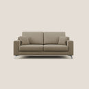 Divano 2 Posti 146x95x91 cm in Tessuto Marrone