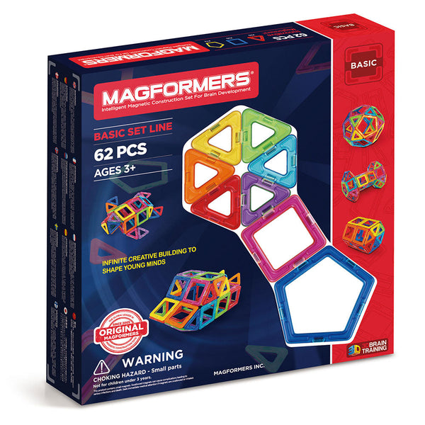 Constructions magnétiques 3D Jeu magnétique 62 pièces Magformers 62 Set acquista