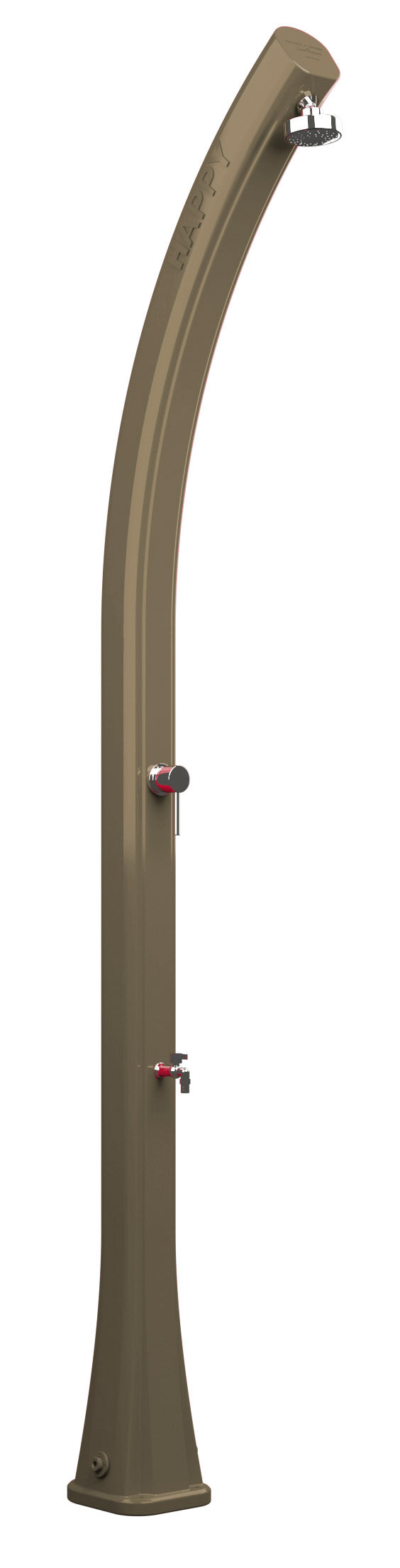 prezzo Doccia Solare da Esterno Giardino 23L Miscelatore e Lavapiedi Arkema Happy Dove Grey