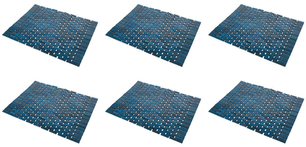 sconto Lot de 6 sets de table 33x45x0,7 cm en Bambou VdE Tivoli 1996 Bleu Bambou