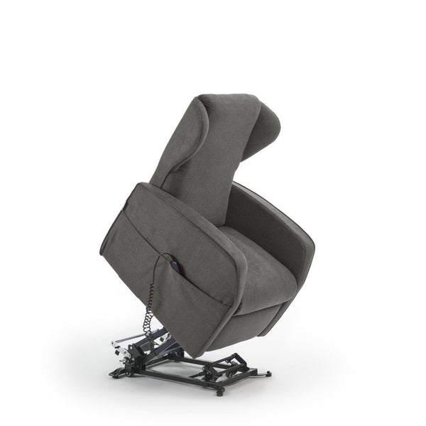 sconto Fauteuil releveur électrique 2 moteurs 73x101x86 cm Adele en Microfibre Dispositif Médical 1 Gris