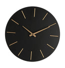 Orologio da Parete  Ø40x5 cm in Legno TimeLine Nero