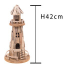 Modellino Faro in Legno H 42 cm