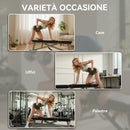 Set di Manubri Palestra da 2x17,5 kg con Impugnatura Antiscivolo in Metallo Nero      