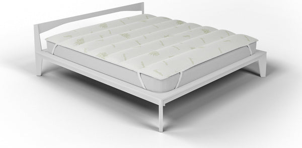 Surmatelas matelassé rembourré avec élastique Aloe Vera Blanc Différentes tailles prezzo